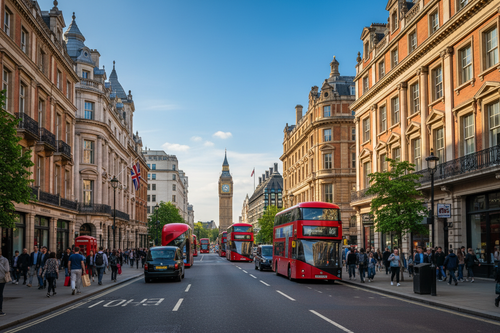 London street scene