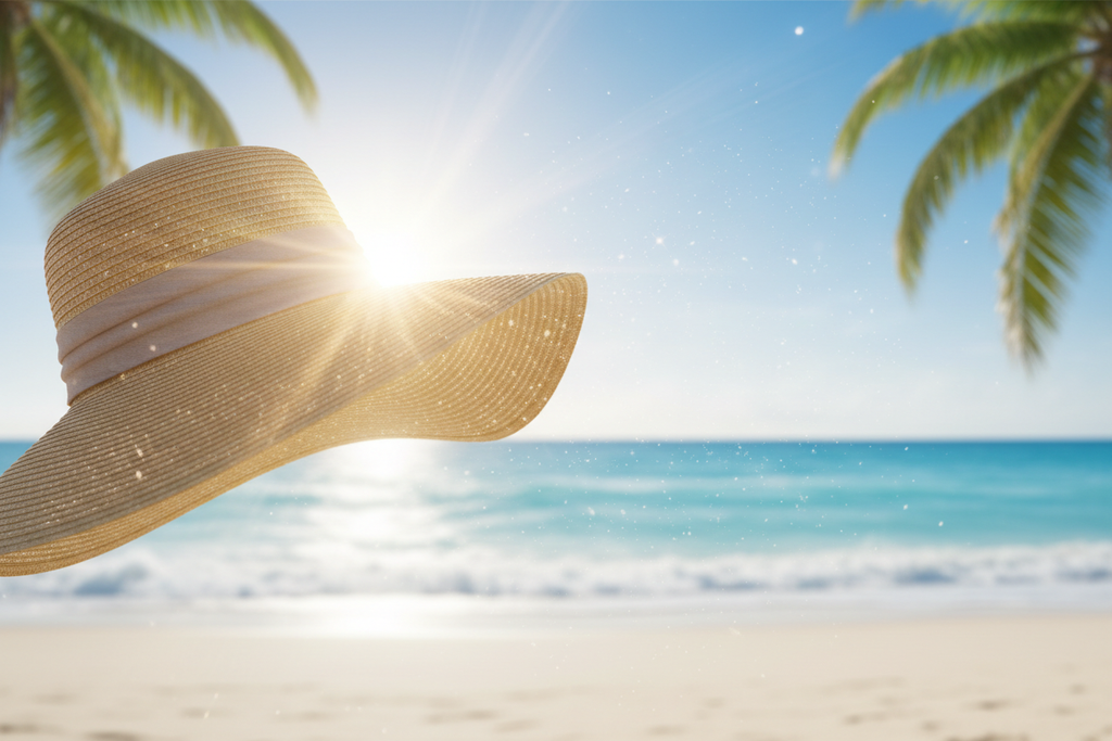 Sun and hat